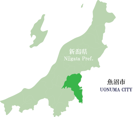 新潟県魚沼市の地図